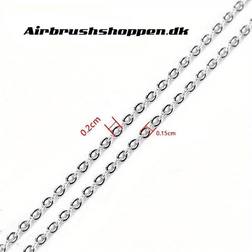 Kæde V1 - Chrome 1,5 mm - 5 meter